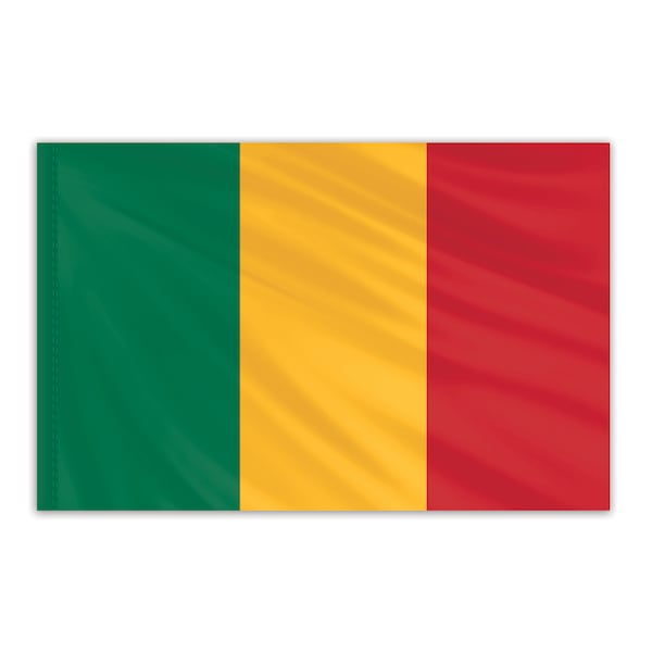 Global Flags Unlimited Mali Indoor Nylon Flag 4'x6' 202359